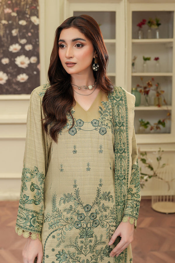 Johra | Embroidered Viscose 3PC – JE-090