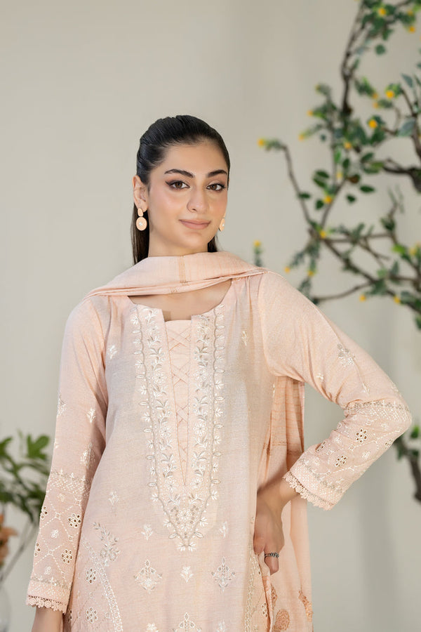 Johra Eshaal Karandi 3pc Unstitched suit. JE-246