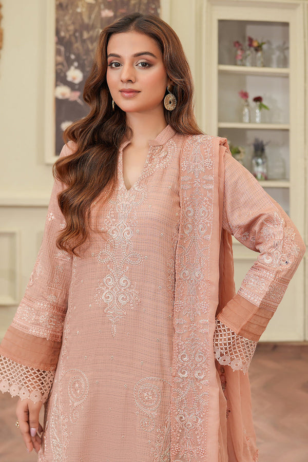 Johra | Embroidered Viscose 3PC – JE-092