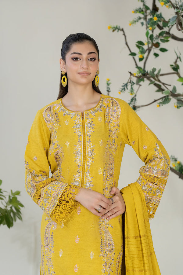 Johra Eshaal Karandi 3pc Unstitched suit. JE-242
